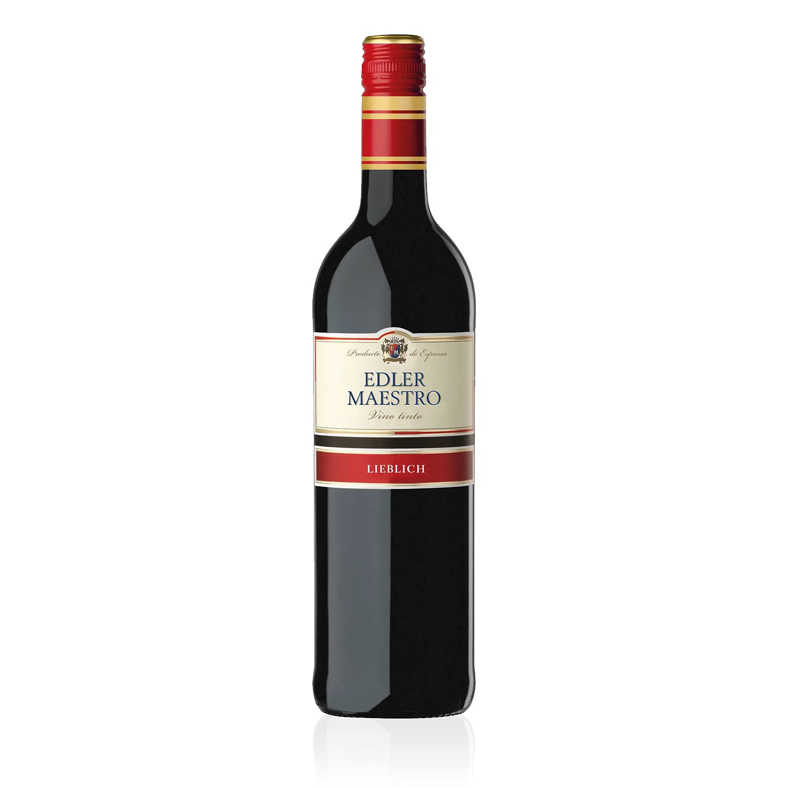 langguth-edler-maestro-vino-tinto-rotwein-0-75l-lieblich image 1