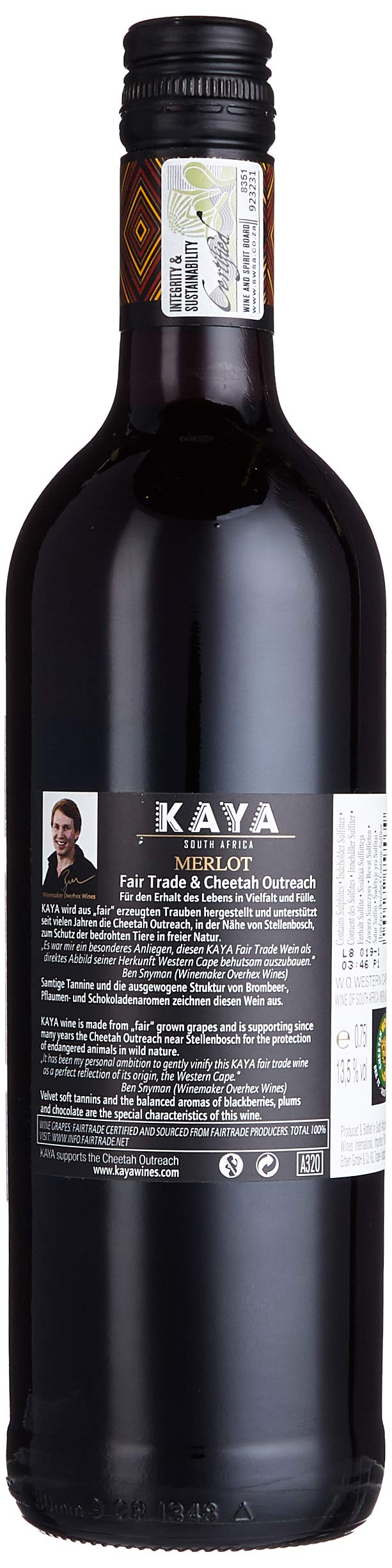 langguth-kaya-merlot-rotwein-0-75l-fairtrade-trocken image 2