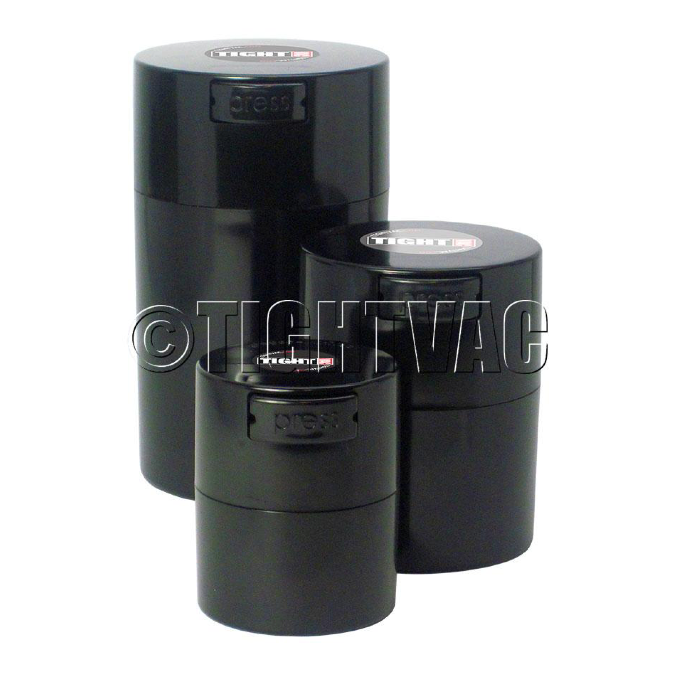 tightvac-tightvac-set3-vakuumdosen-3er-set-schwarz-vakuumdicht image 1