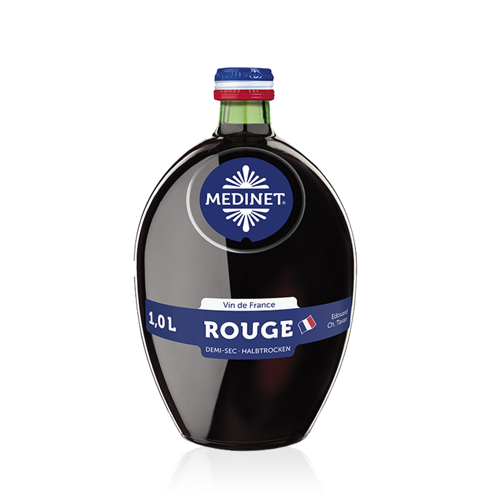 langguth-medinet-rouge-halbtrocken-rotwein-6x1l-mild image 2