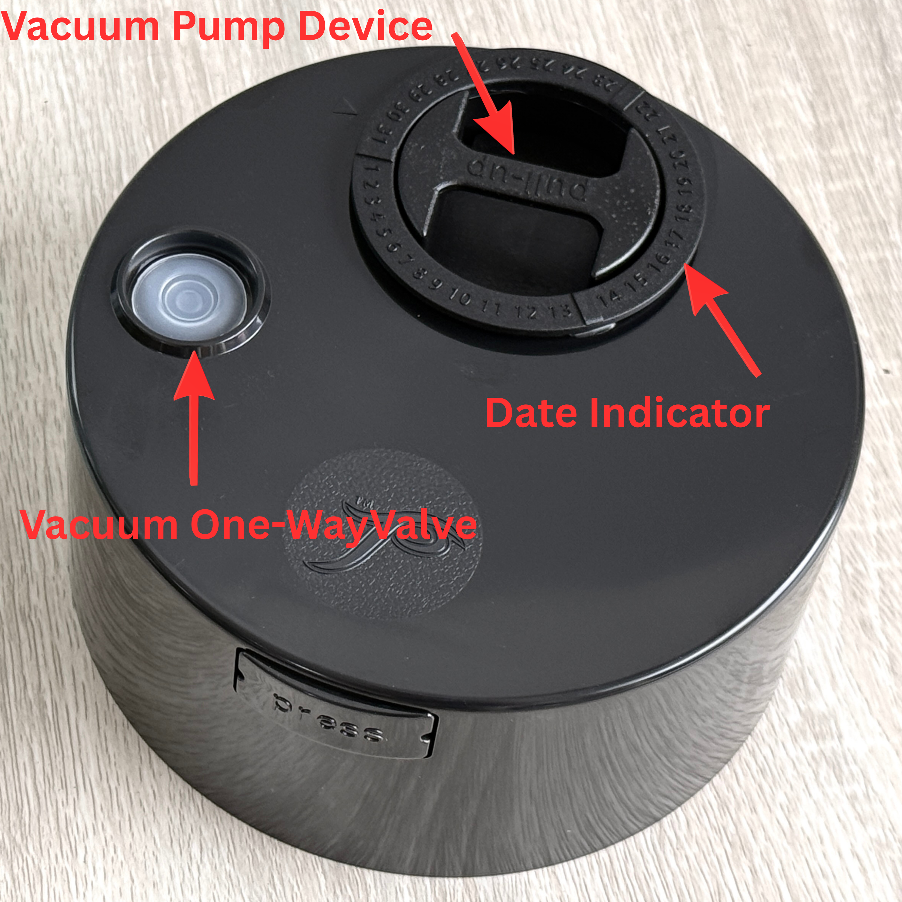 tightvac-coffeevac-cfv1-kaffeedose-schwarz-0-8l-250g-vakuum image 4
