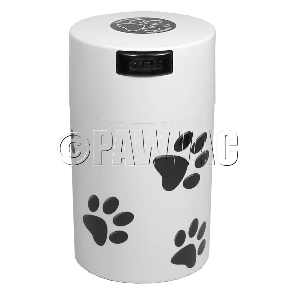 tightvac-pawvac-tv3-futterdose-150g-leckerli-pfoten-schwarz image 1