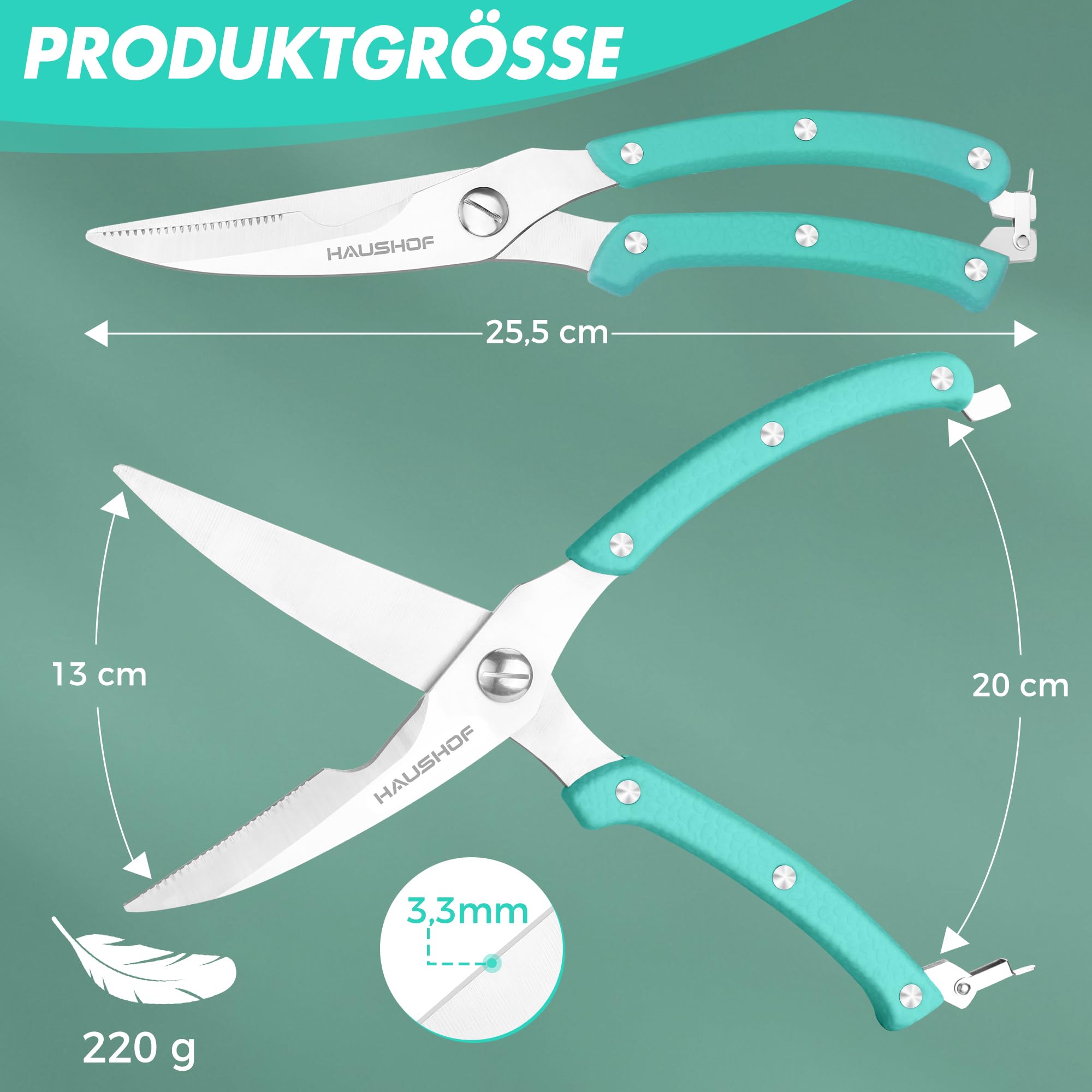 haushof-gefl-gelschere-255-mm-edelstahl-k-chenschere image 7
