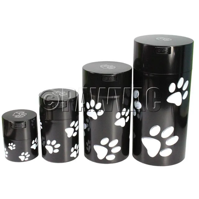 tightvac-pawvac-futterdose-4er-set-pfoten-schwarz image 1