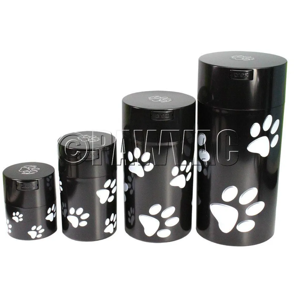 tightvac-pawvac-futterdose-4er-set-pfoten-schwarz image 1