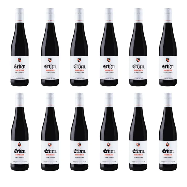 erben-dornfelder-rotwein-halbtrocken-12-x-0-25-l image 1