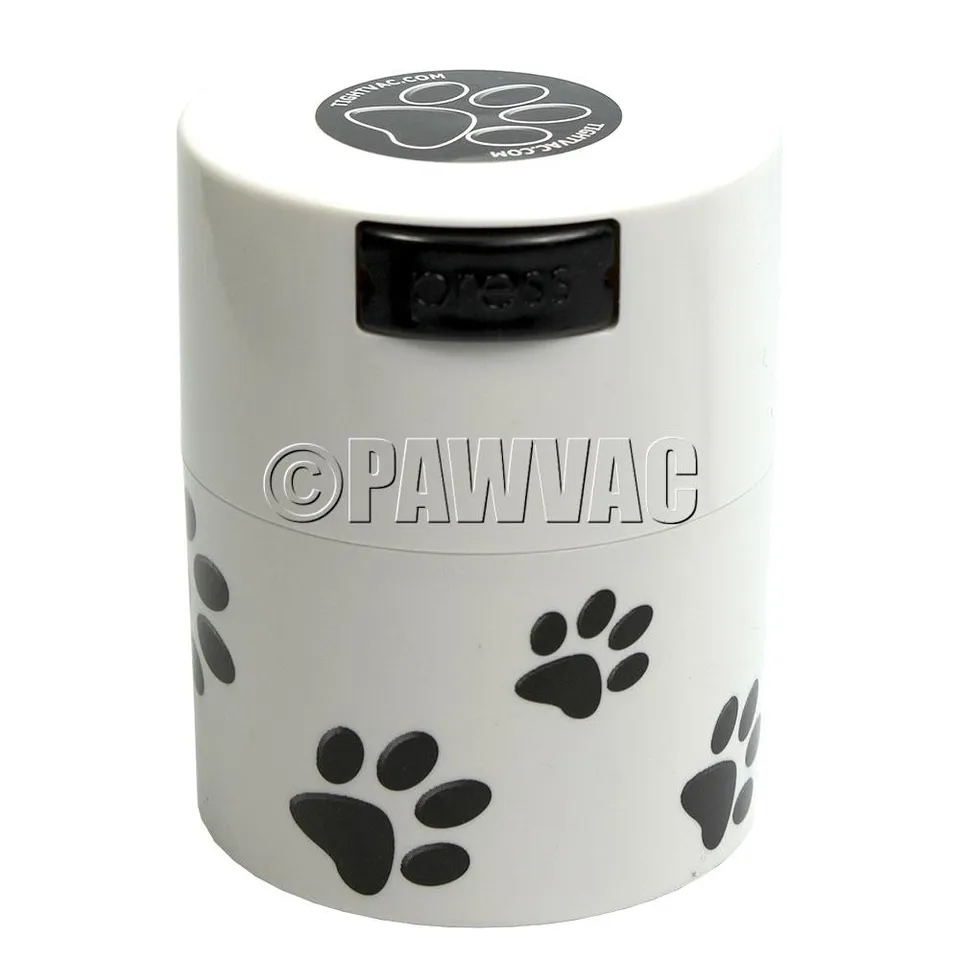 tightvac-pawvac-tv2-vorratsdose-0-29-l-white-black-paws-luftdicht image 1