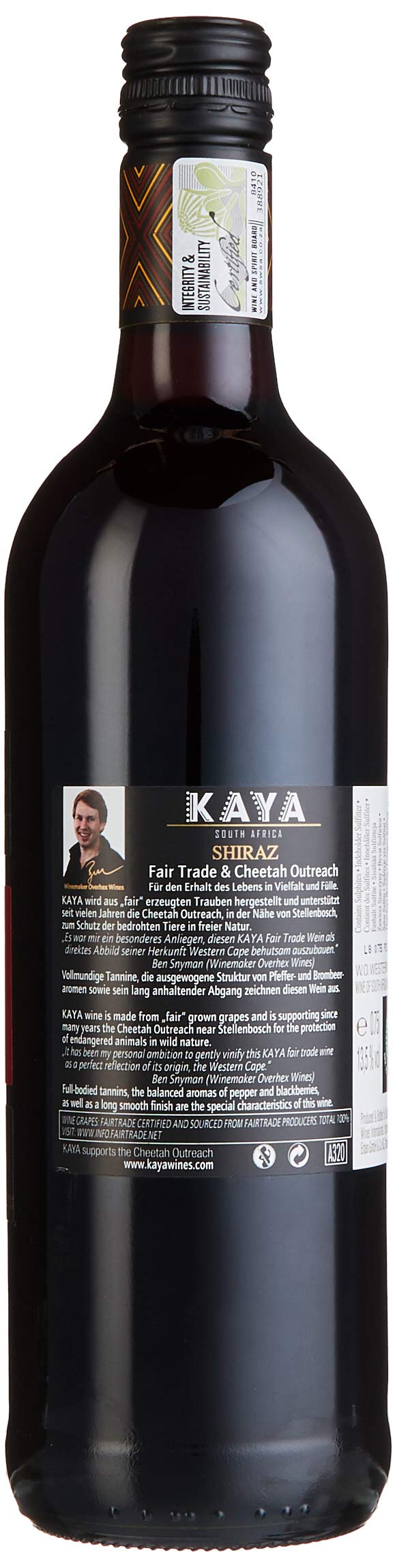 langguth-kaya-shiraz-rotwein-trocken-fairtrade-0-75l image 2