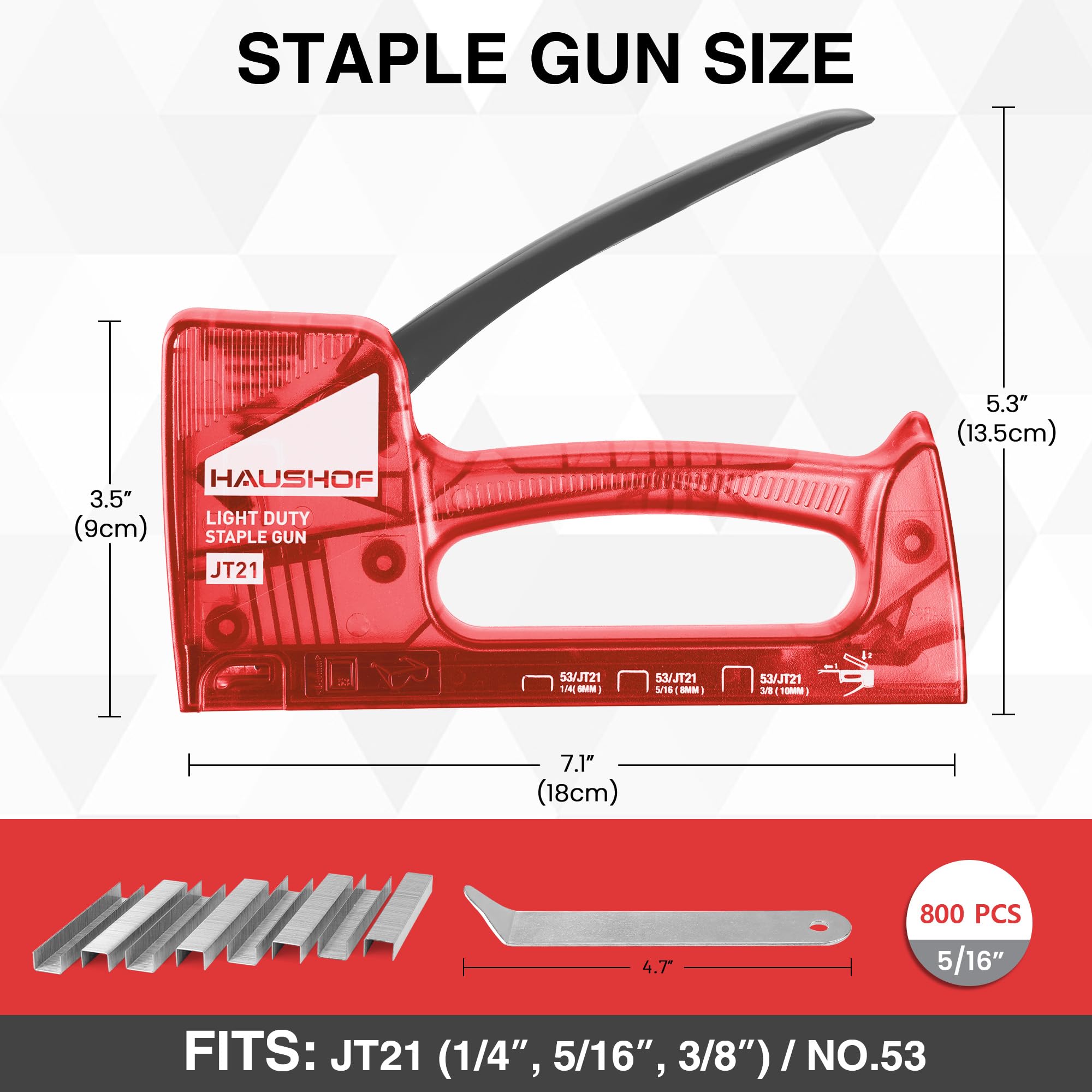 haushof-gardening-tools-handtacker-typ-53-tackerpistole-transparentes-rot image 3