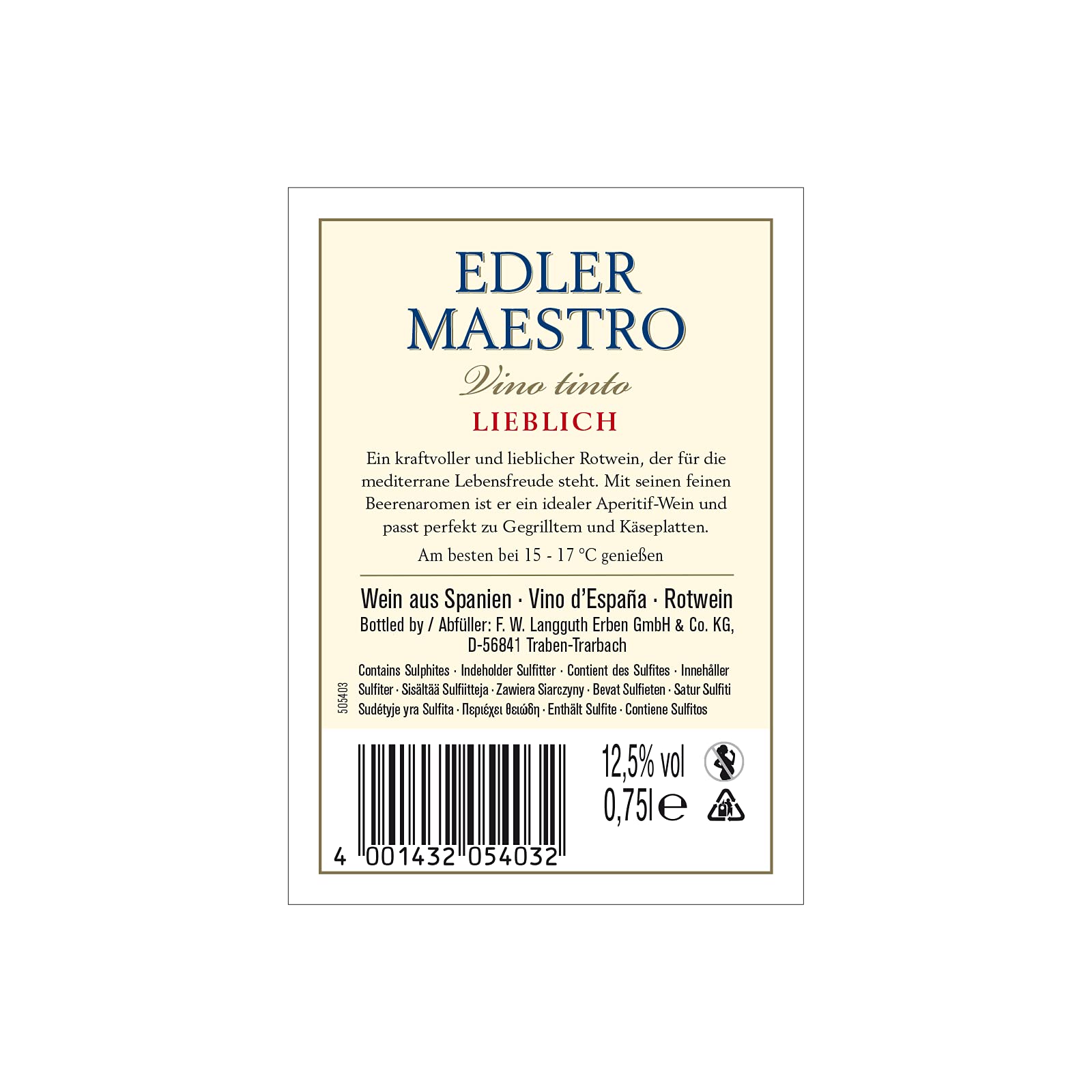 langguth-edler-maestro-vino-tinto-rotwein-0-75l-lieblich image 4