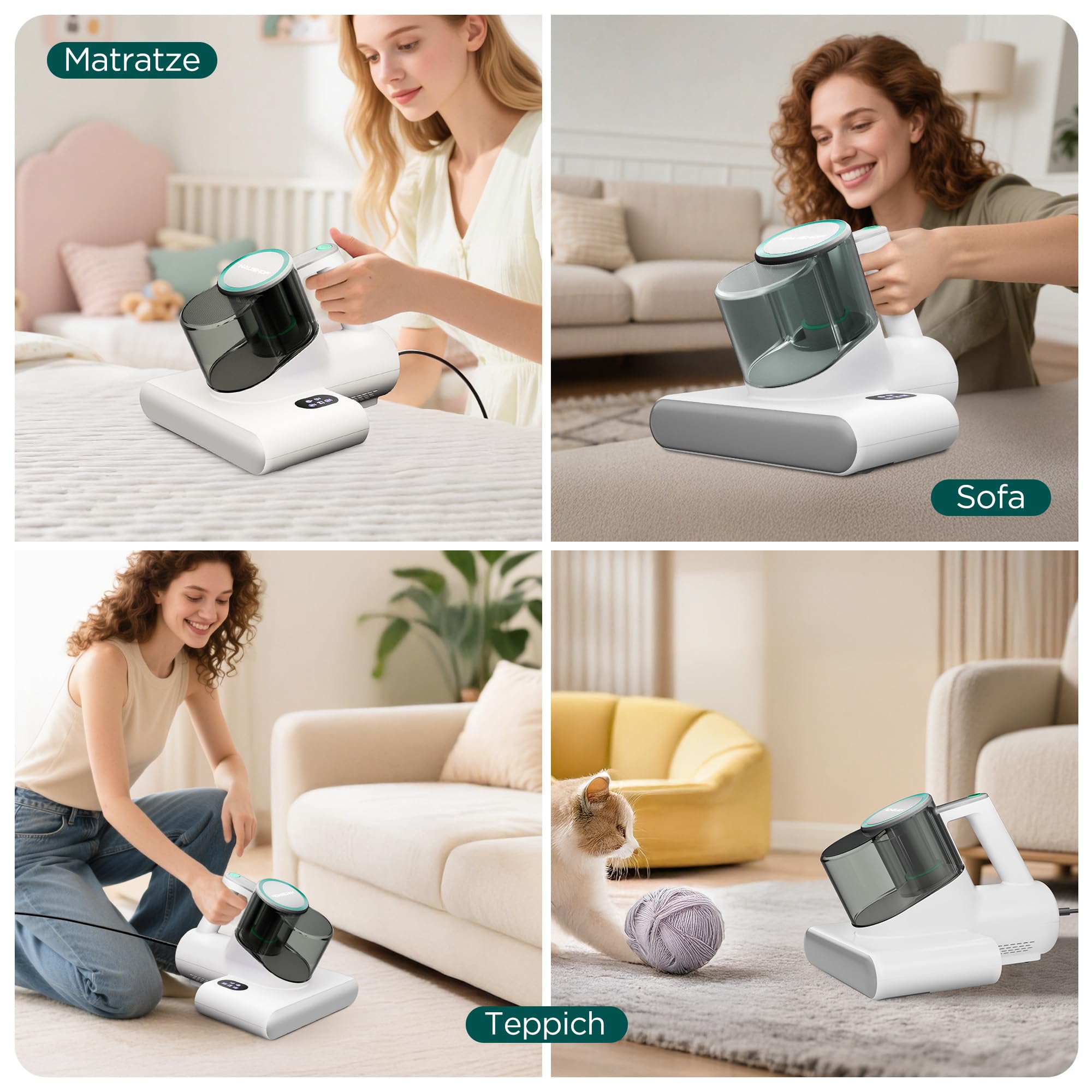haushof-carpet-cleaner-milbensauger-16-kpa-uv-0-5l image 8