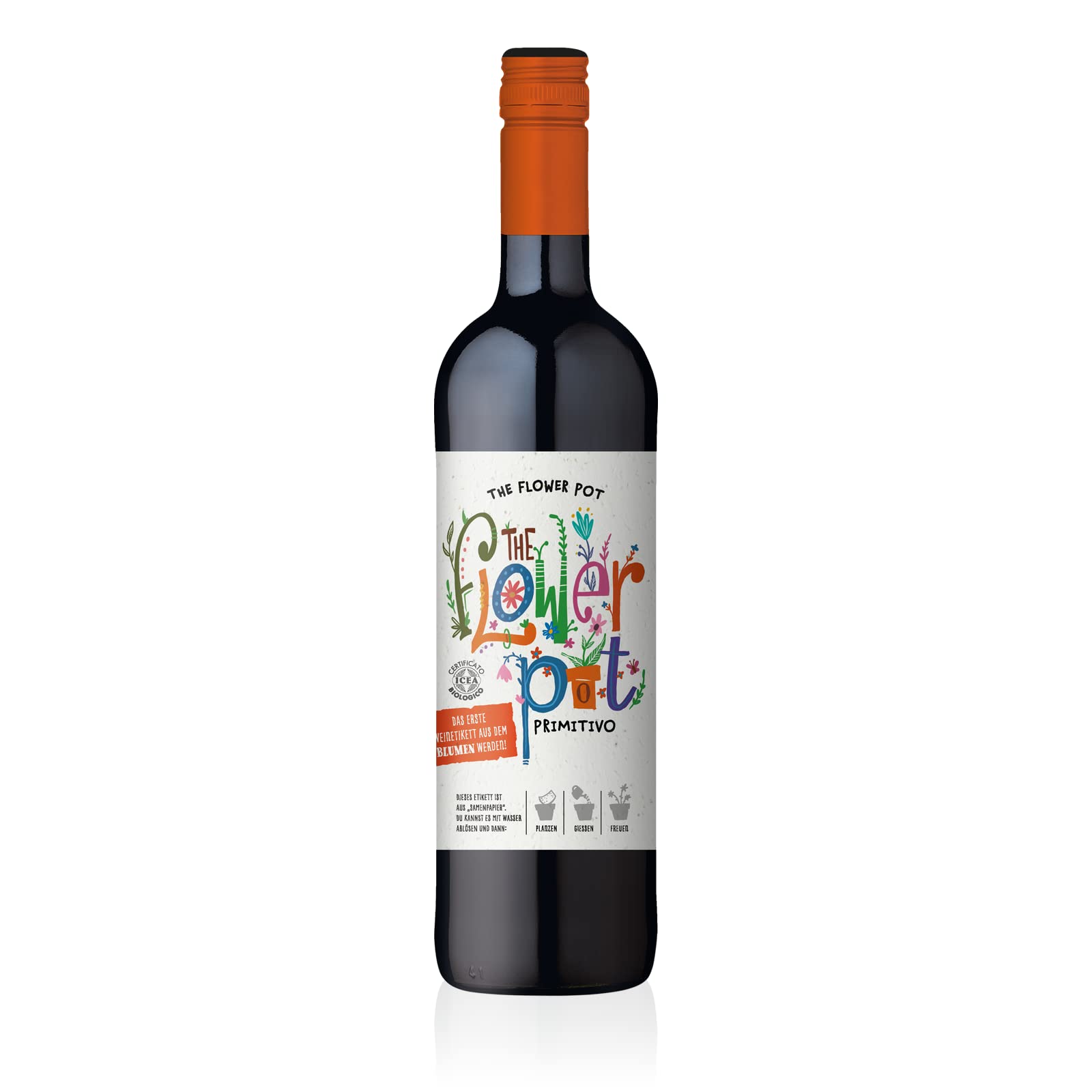 langguth-the-flower-pot-primitivo-bio-rotwein-trocken-0-75l image 1