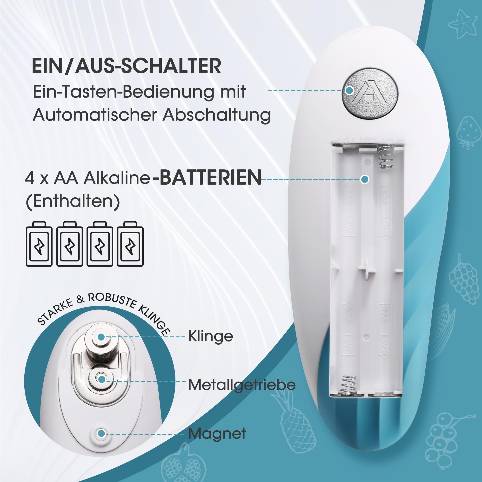 haushof-elektrischer-dosen-ffner-blau-batterie-one-touch-360 image 2