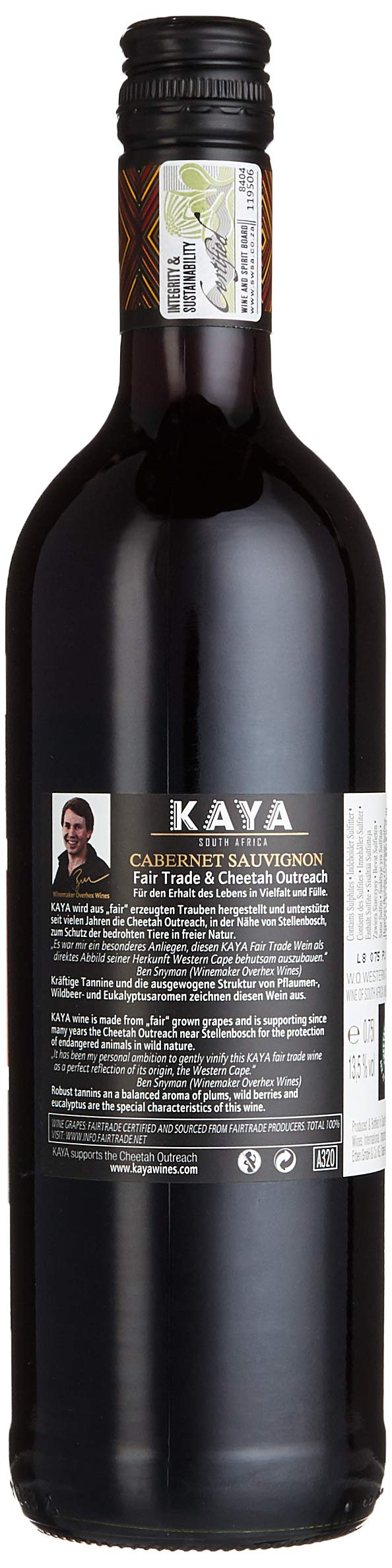 kaya-cabernet-sauvignon-trocken-rotwein-0-75-l-fairtrade image 2