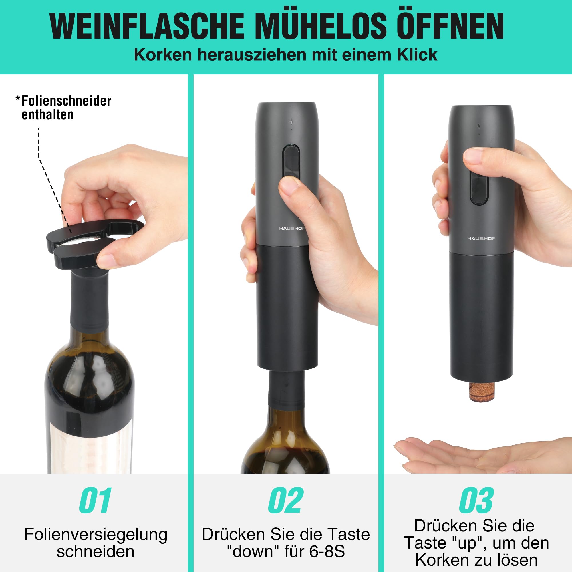 haushof-wein-ffner-elektrisch-4-in-1-korkenzieher-set-mit-st-nder image 3