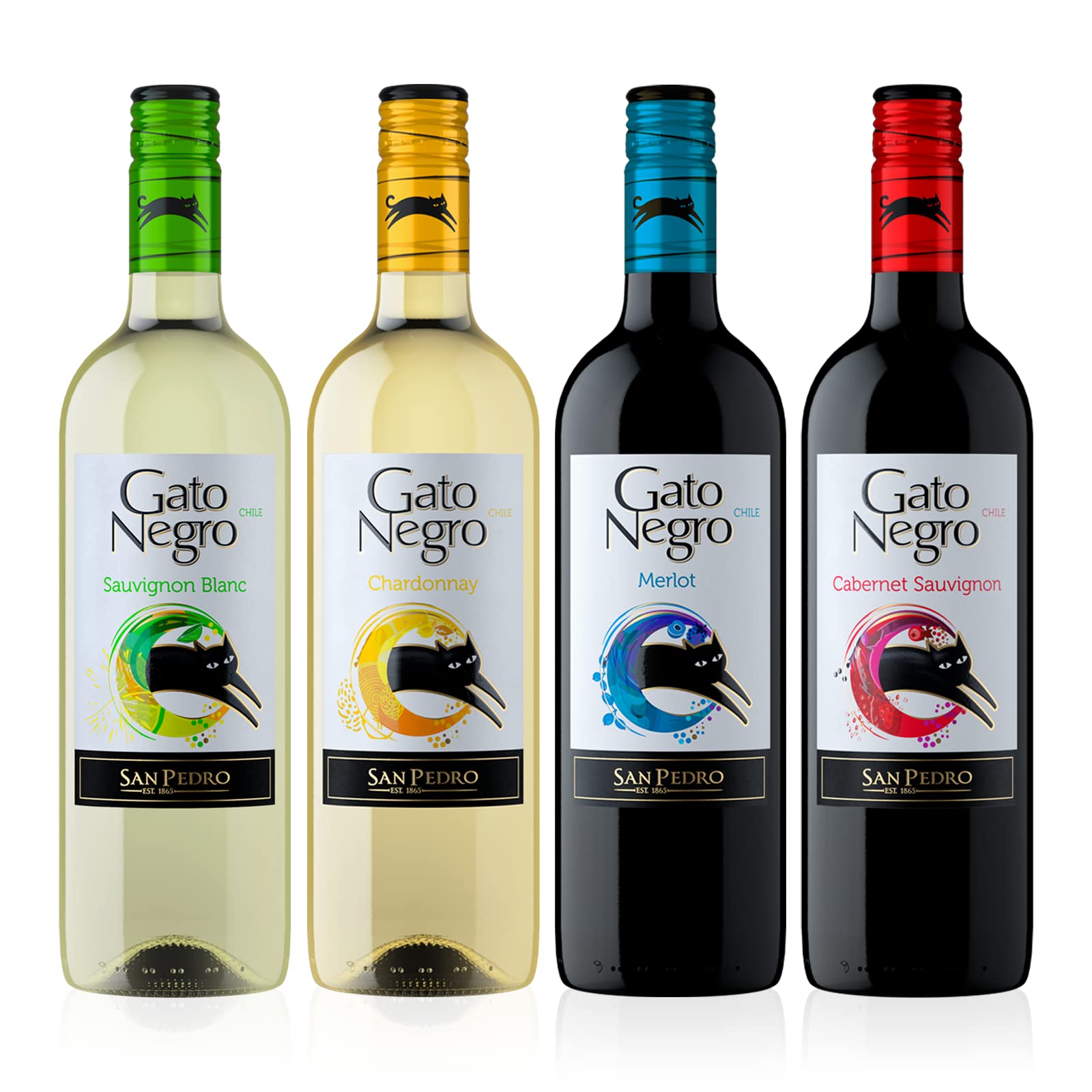 gato-negro-probierpaket-chile-4x0-75l-trocken-rot-wei image 1