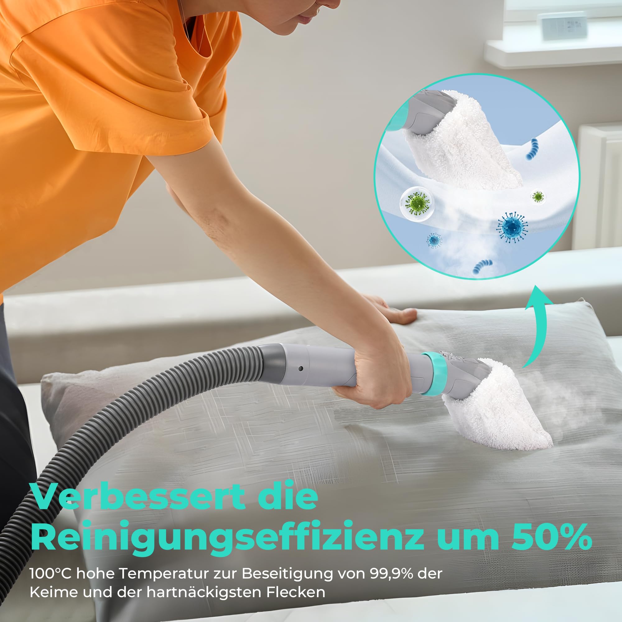 haushof-carpet-cleaner-waschsauger-mit-dampf-1-8-l image 3