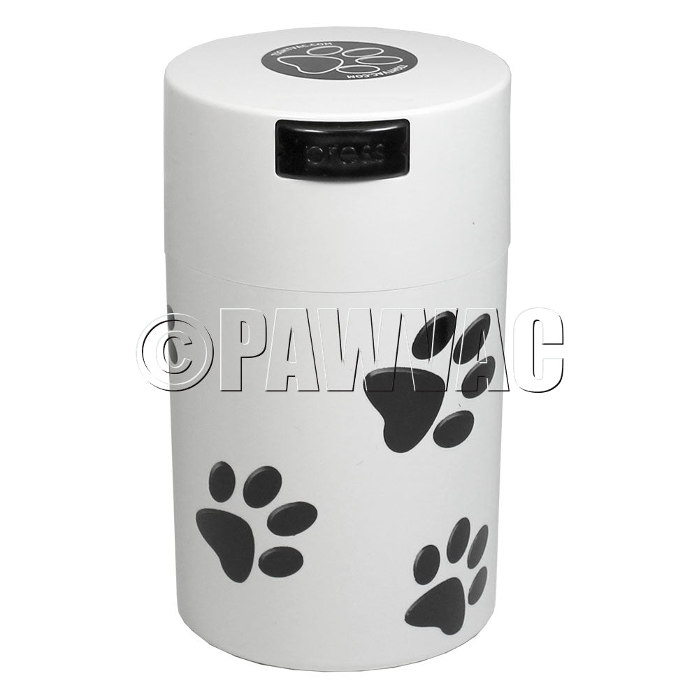 tightvac-pawvac-tv3-futterdose-150g-leckerli-pfoten-schwarz image 1