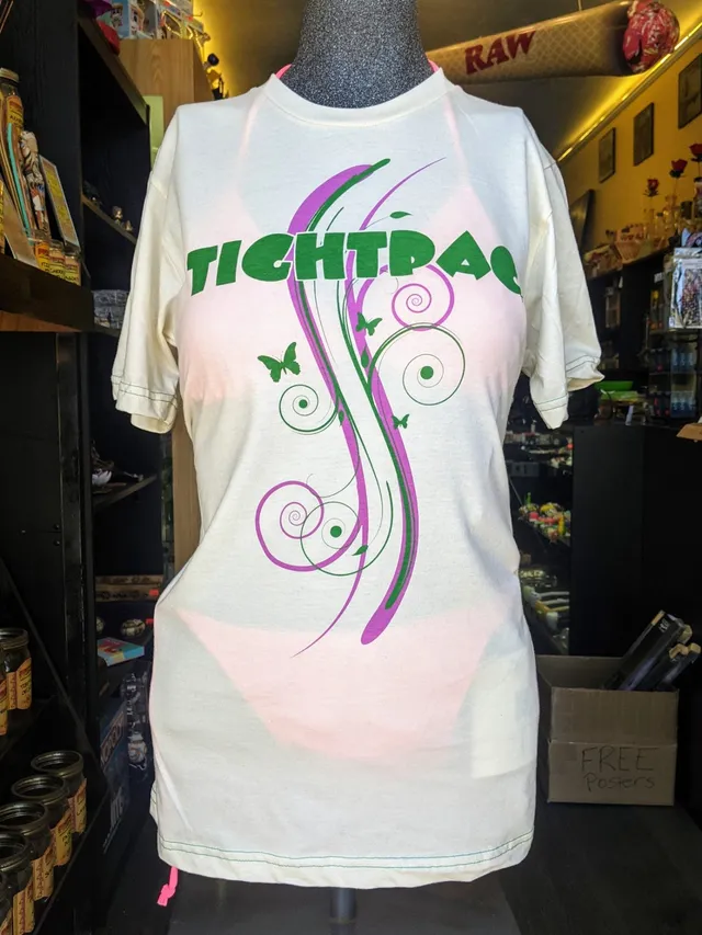 tightvac-accessories-t-shirt-butterflies-bio-baumwolle-gr-s-m image 1